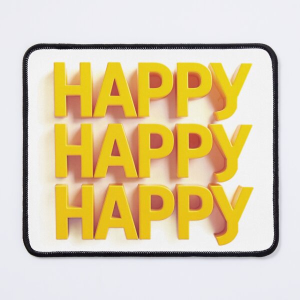 Item preview, Inscription happy happy happy designed and sold by MyNiceDesigns.