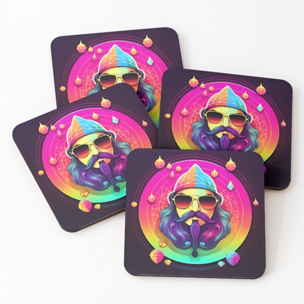 Item preview, “Crypto Futuristic Psychedelic Portrait” designed and sold by Art-Vortex-fr.