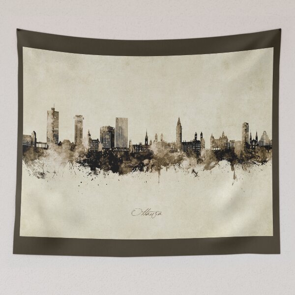 Item preview, Horizonte de Ottawa, Canadá designed and sold by ArtPrints.