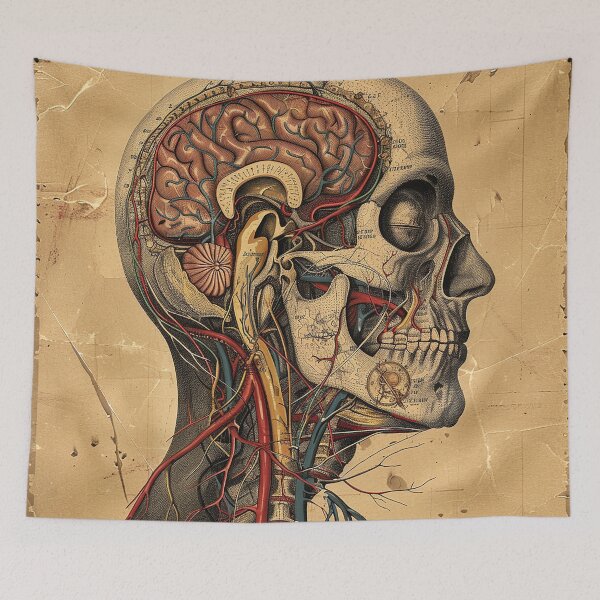 Item preview, Vintage Anatomy Art Medical Poster designed and sold by nomiraclehere.
