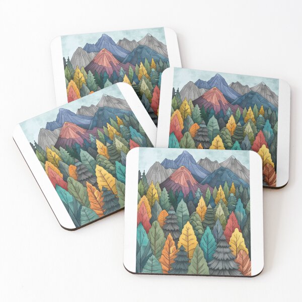 Item preview, Mountains in Colors designed and sold by PaperieJennifer.