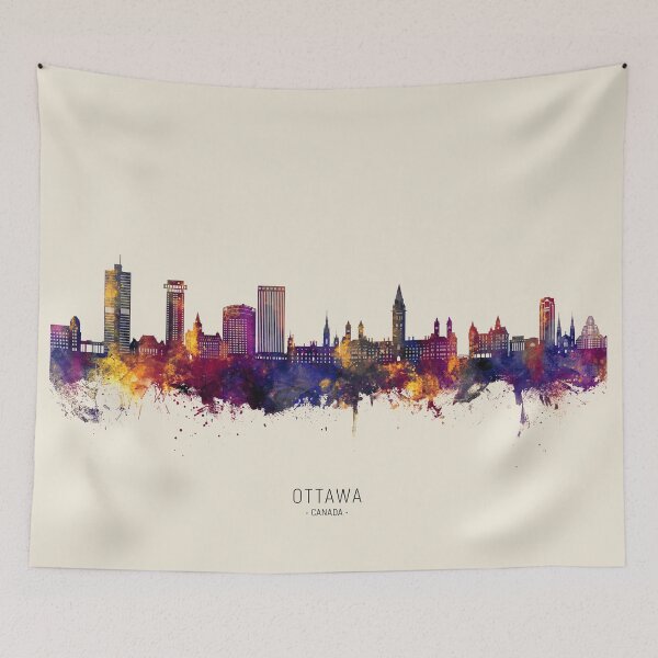 Item preview, Horizonte de Ottawa, Canadá designed and sold by ArtPrints.