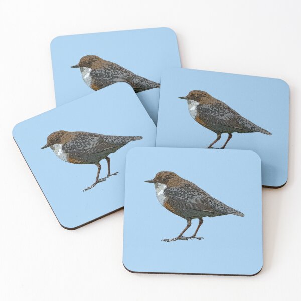 Item preview, White Throated European Dipper Color Design  designed and sold by designsasstultd.