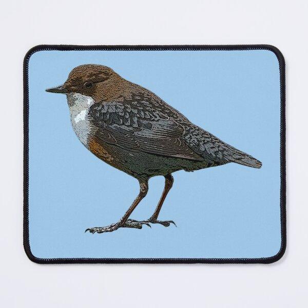 Item preview, White Throated European Dipper Color Design  designed and sold by designsasstultd.