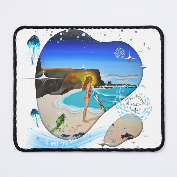 Item preview, Go with the flow - surfer designed and sold by GabiVitryArt.