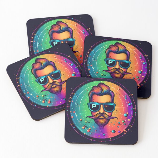 Item preview, “Crypto Futuristic Psychedelic Portrait” designed and sold by Art-Vortex-fr.