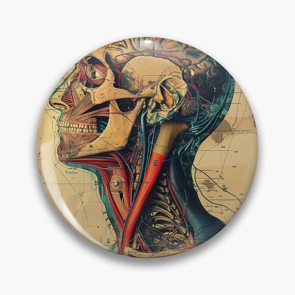 Item preview, Vintage Anatomy Art Medical Poster designed and sold by nomiraclehere.