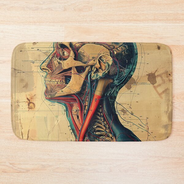 Item preview, Vintage Anatomy Art Medical Poster designed and sold by nomiraclehere.