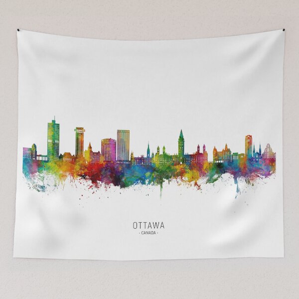 Item preview, Horizonte de Ottawa, Canadá designed and sold by ArtPrints.
