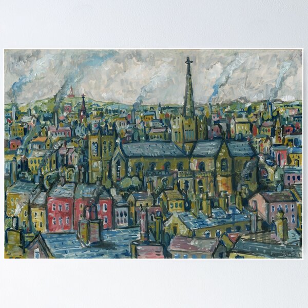 Item preview, Blackburn Cathedral , Oil on Board designed and sold by Luke Bailey.