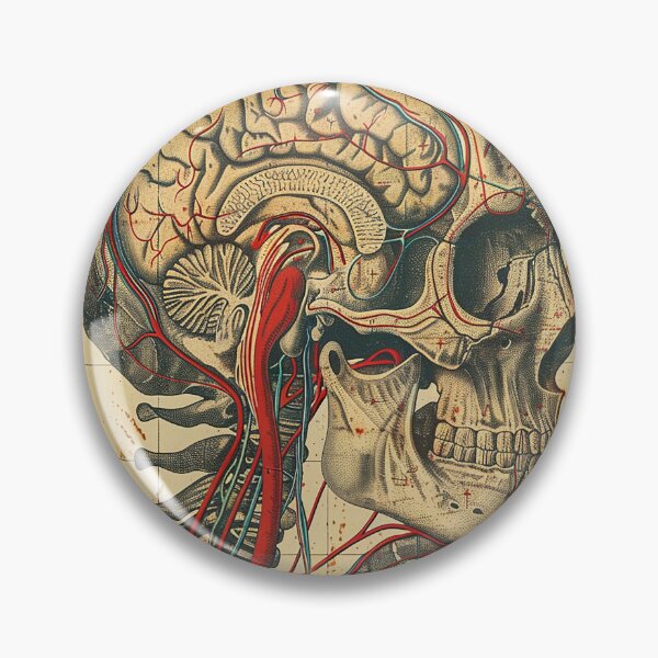 Item preview, Vintage Anatomy Art Medical Poster designed and sold by nomiraclehere.