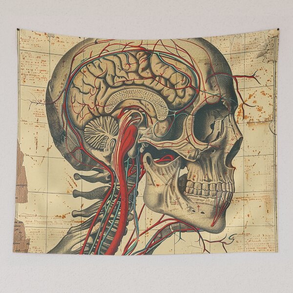 Item preview, Vintage Anatomy Art Medical Poster designed and sold by nomiraclehere.