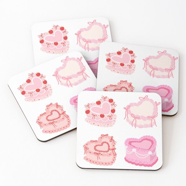 Item preview, Coquette pink cakes  designed and sold by ccmde.