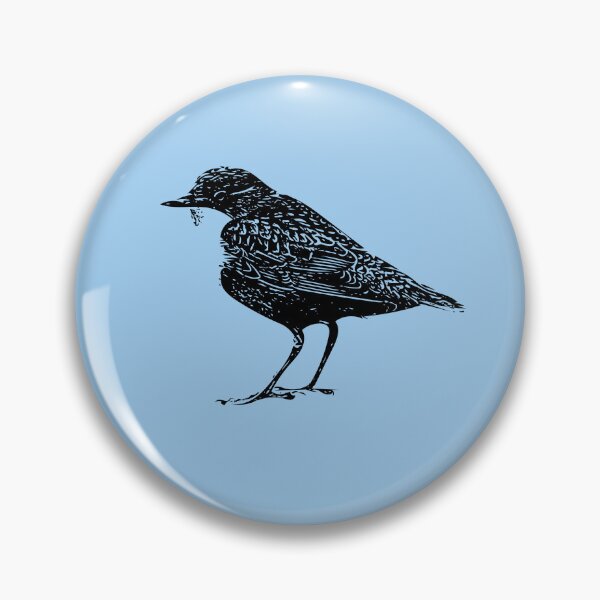 Item preview, White Throated European Dipper Black Design  designed and sold by designsasstultd.