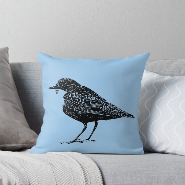 Item preview, White Throated European Dipper Black Design  designed and sold by designsasstultd.
