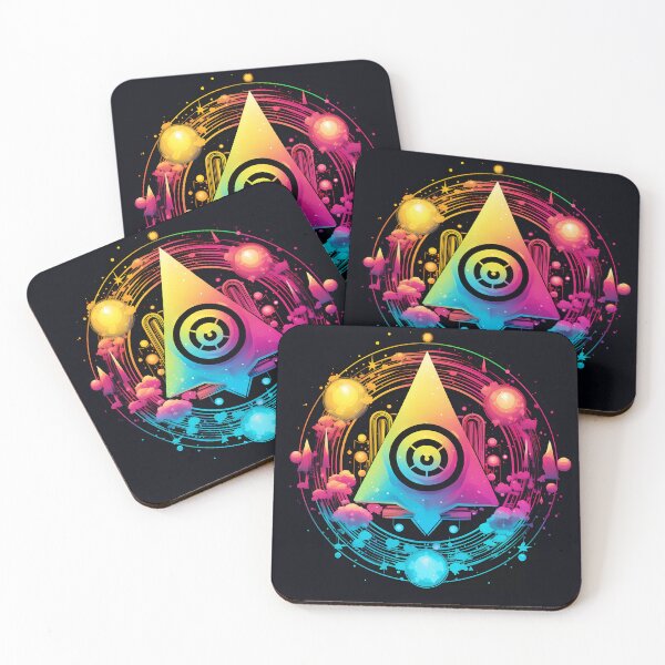 Item preview, “Psychedelic Triangle: Futuristic Crypto” designed and sold by Art-Vortex-fr.