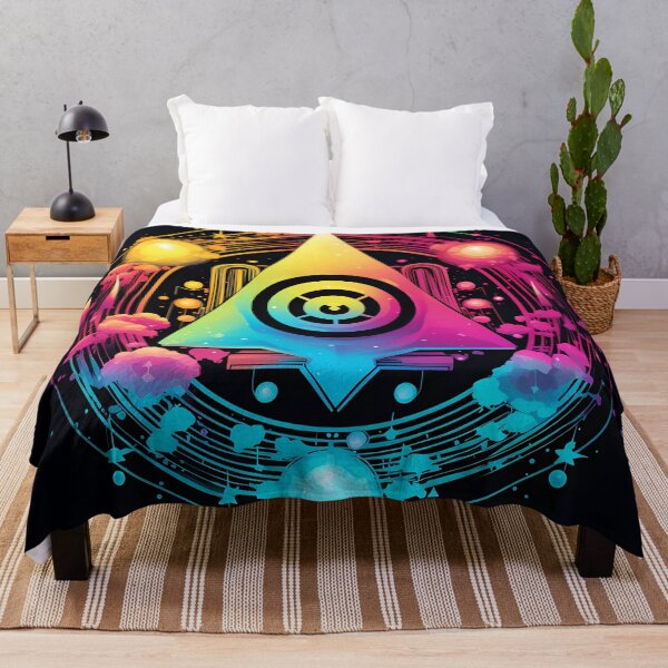 Item preview, “Psychedelic Triangle: Futuristic Crypto” designed and sold by Art-Vortex-fr.