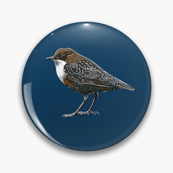 Item preview, White Throated European Dipper White Alternate Design  designed and sold by designsasstultd.