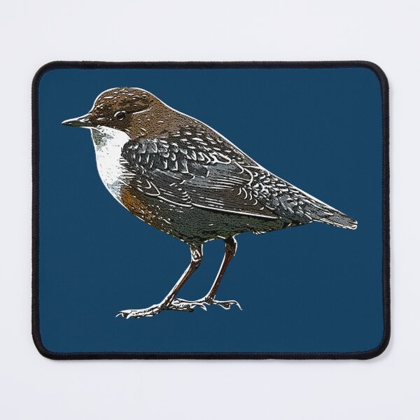 Item preview, White Throated European Dipper White Alternate Design  designed and sold by designsasstultd.
