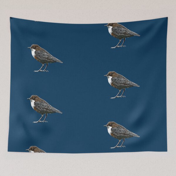 Item preview, White Throated European Dipper White Alternate Design  designed and sold by designsasstultd.