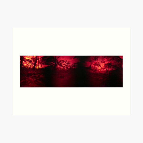 The Sky is Burning Art Print
