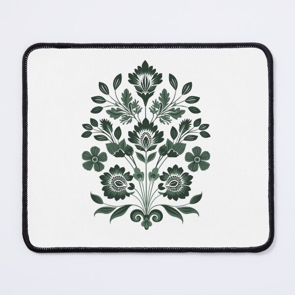 Item preview, Hungarian Folk Flower Design Green Color designed and sold by xiao xuans.