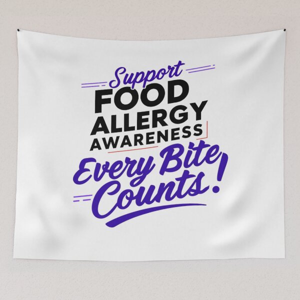 Item preview, Support Food Allergy Awareness: Every Bite Counts designed and sold by BunBuntheDog-.