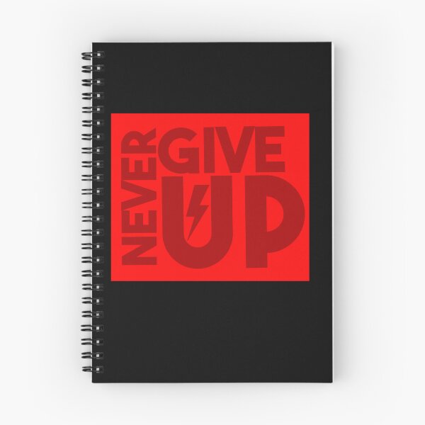 Item preview, never give up /red color designed and sold by Reallyoficial7.