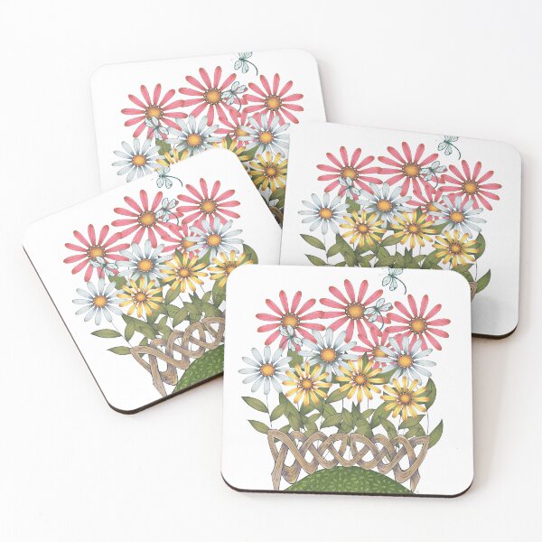Item preview, Celtic Daisies designed and sold by Kelly Ryan Rhoades.