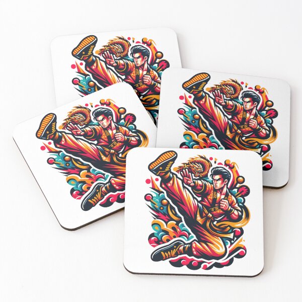 Item preview, Vibrant Kung Fu Warrior designed and sold by FatGiantCat.
