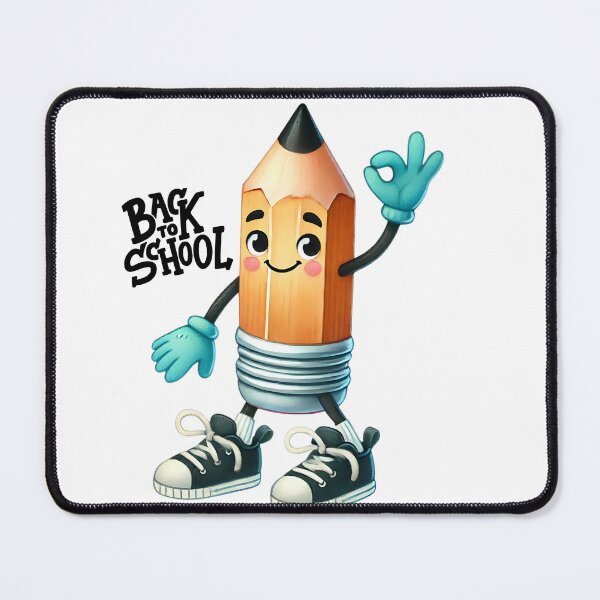 Item preview, Cheerful Pencil Character Giving an OK Sign, Back to school designed and sold by ManeeStore.