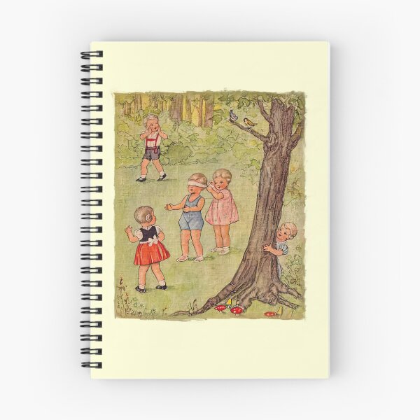 Aperçu de l'œuvre Jouer dans les bois, illustration vintage créée et vendue par stevepaint.