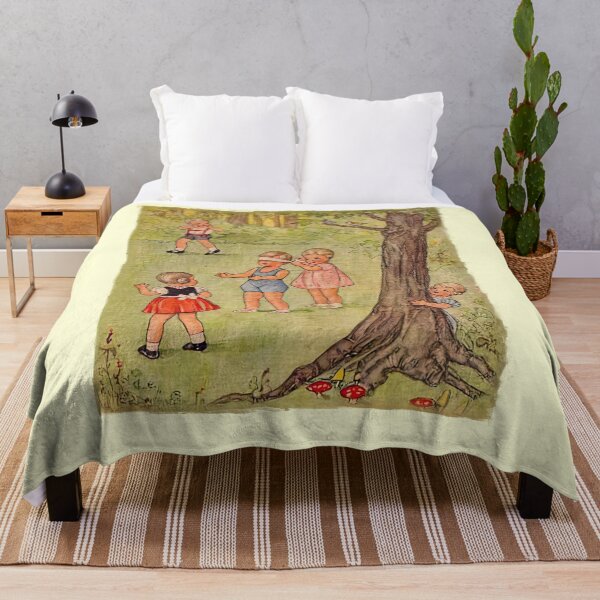 Item preview, Playing in the woods, vintage illustration designed and sold by stevepaint.