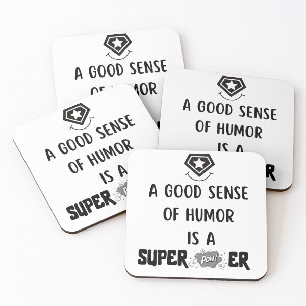 Item preview, A Good Sense of Humor Superpower phrase saying  designed and sold by monpetitbijou.