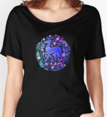 Deer Forest Animal Design Women's Relaxed Fit T-Shirt