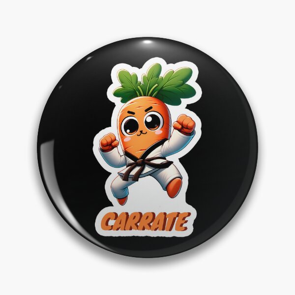 Item preview, Carrate Karate Carrot Cute & Funny Training Pun Teacher Trainee Trainor designed and sold by smartrocket.