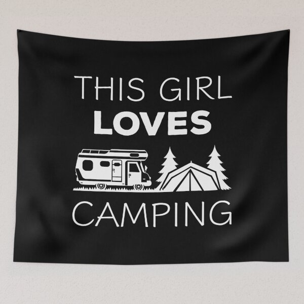 Item preview, This Girl Loves Camping II designed and sold by Lemon Pepper.