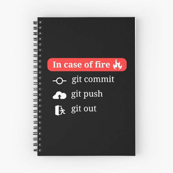 Item preview, Git - In case of fire designed and sold by never2crazy.