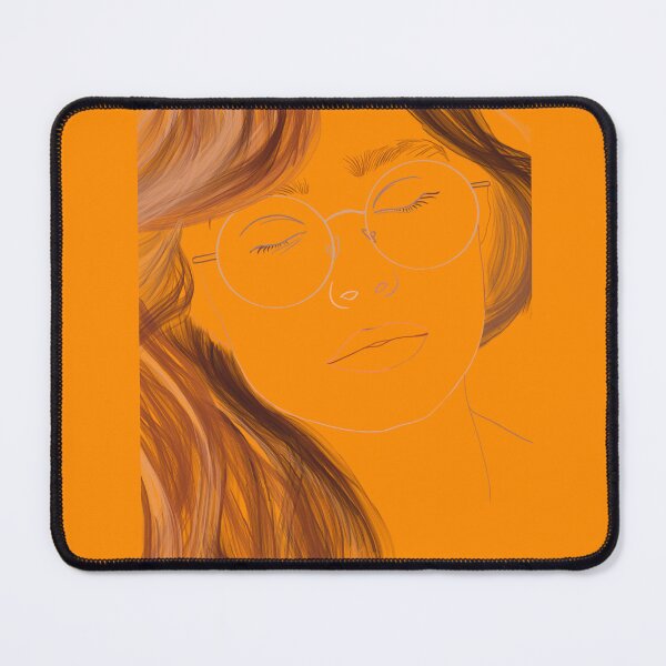 Item preview, The girl in glasses designed and sold by Maryart8.