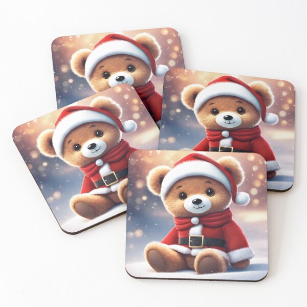 Item preview, Delightful "Cute Santa Bear" Design - Perfect for Holiday Cheer designed and sold by InwzaDesign.