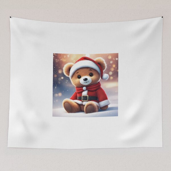 Item preview, Delightful "Cute Santa Bear" Design - Perfect for Holiday Cheer designed and sold by InwzaDesign.