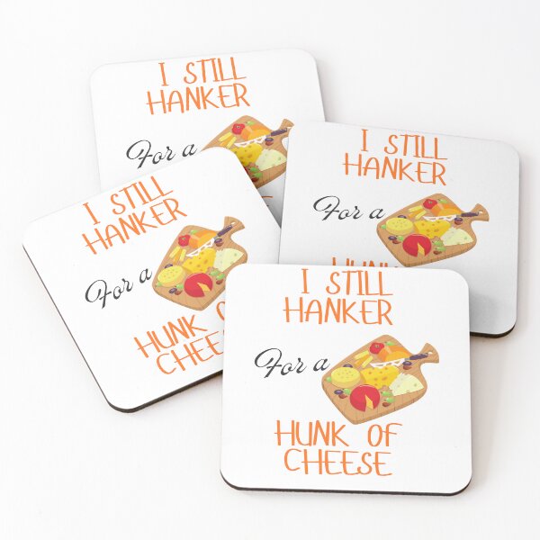 Item preview, I hanker for a hunk of cheese, GenX does anyway, stickers and stuff designed and sold by Smallfish1274.