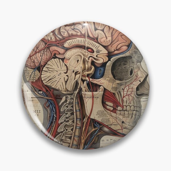 Item preview, Vintage Anatomy Art Medical Poster designed and sold by nomiraclehere.