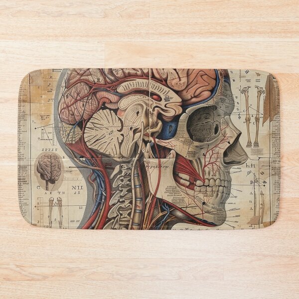 Item preview, Vintage Anatomy Art Medical Poster designed and sold by nomiraclehere.