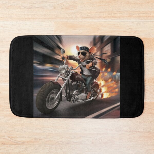 Item preview, Mouse riding a motorcycle designed and sold by Art-Design-EM.