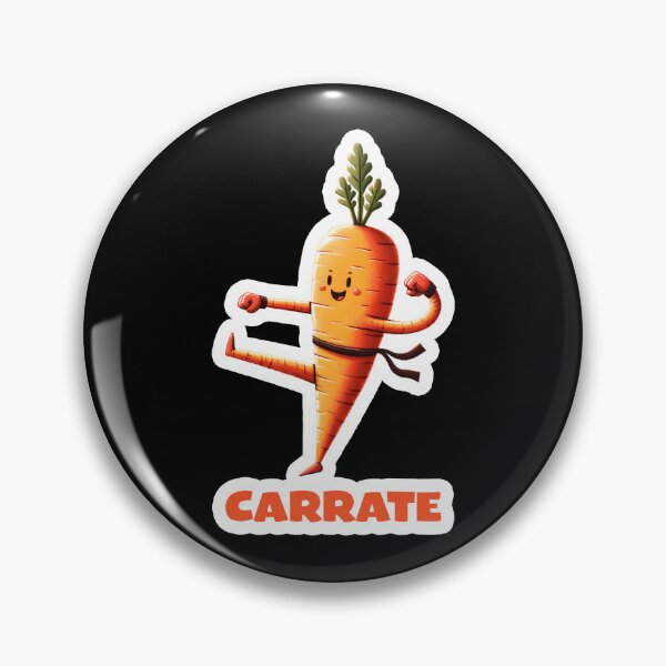 Item preview, Carrate Karate Carrot Cute & Funny Training Pun Teacher Trainee Trainor designed and sold by smartrocket.