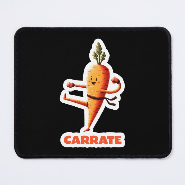 Item preview, Carrate Karate Carrot Cute & Funny Training Pun Teacher Trainee Trainor designed and sold by smartrocket.