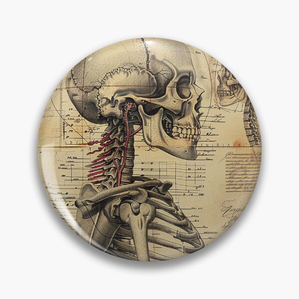 Item preview, Vintage Anatomy Art Medical Poster designed and sold by nomiraclehere.
