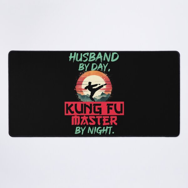 Item preview, Vintage Kung Fu Master & Husband Dual Life | T-Shirt Design | designed and sold by TheInkyOwl-TIO.