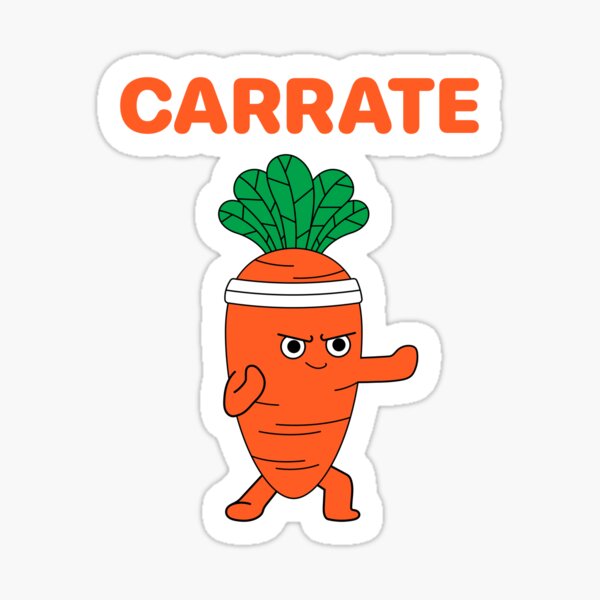 Aperçu de l'œuvre Carrate Karate Carrot Formation mignonne et drôle Pun Teacher Trainee Trainor créée et vendue par smartrocket.